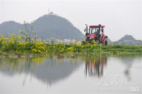 湖南道县：翻田备春耕 人民图片网