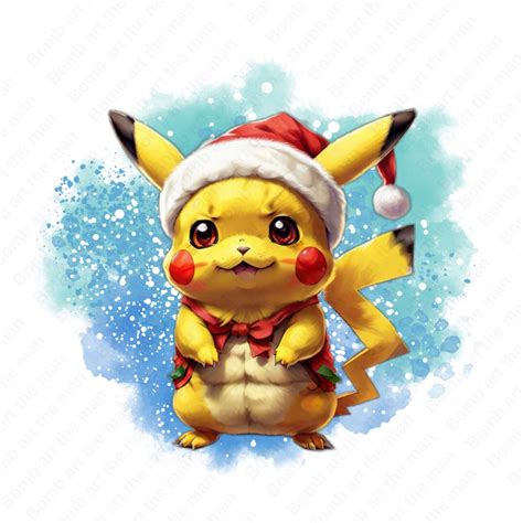 Pikachu Christmas Clipart, Cute Pikachu Png, Christmas Png, Pokemon ...