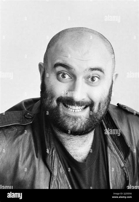 Liverpudlian Comedian Alexei Sayle 24th October 1986 Stock Photo Alamy