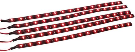 Mintice 5 X rouge 12V 15 Led véhicule automobile calandre 30cm de