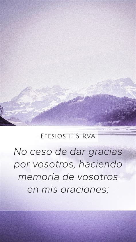 Efesios 1 16 RVA Mobile Phone Wallpaper No Ceso De Dar Gracias Por