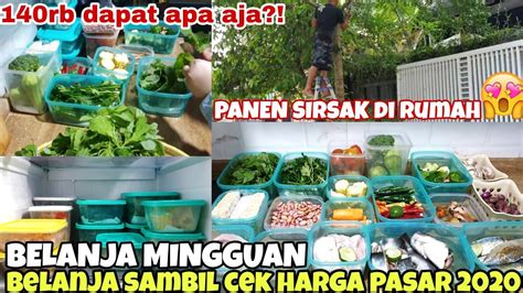 Belanja Mingguan Hemat Belanja Di Pasar Sambil Cek Harga Food