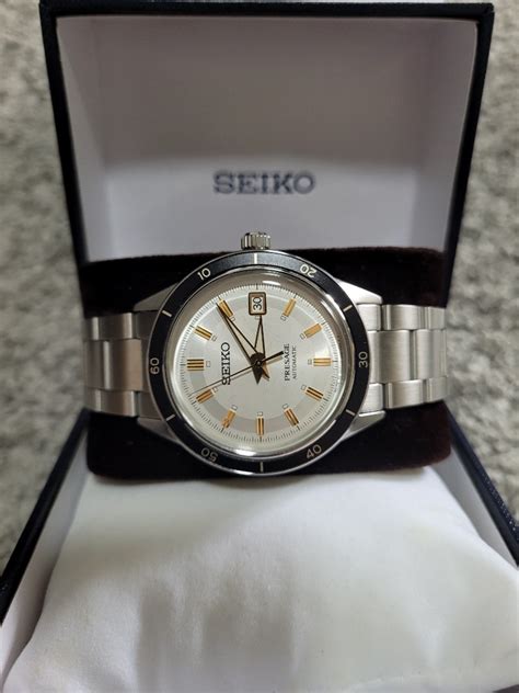 Seiko Presage Srpg J White Style Men S Fashion Watches