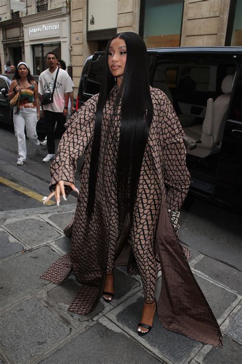 What's Longer, Cardi B's Hair or Her Floor-Length Cape? — See Photos ...