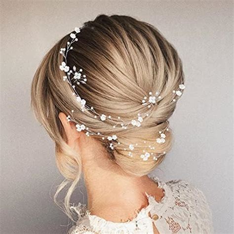 Amazon JAKAWIN Leaf Bride Wedding Hair Vine Gold Hair Piece