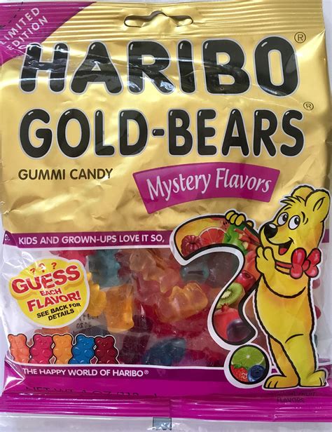 Haribo Gold Bears Gummi Candy Limited Edition Watermelon Flavor 4 Ounce Bag