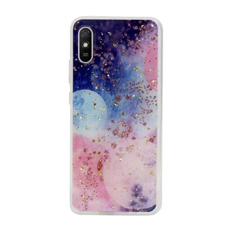 Etui Gold Glam Do Xiaomi Redmi 9A 9AT 9i Galactic Case Pokrowiec