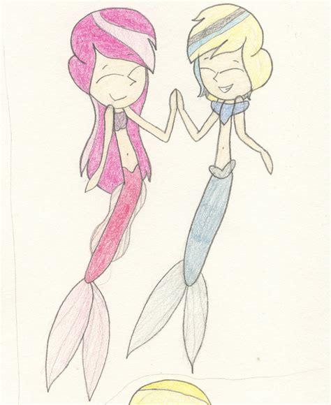 Claire And Amber As Mermaids By Queen Of Purple On Deviantart