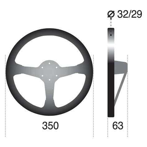 Sparco Spoke L Piuma Series Street Racing Steering Wheel