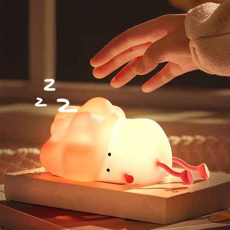 Veilleuse Pour Enfant Veilleuse En Silicone Chou Mignon Veilleuse