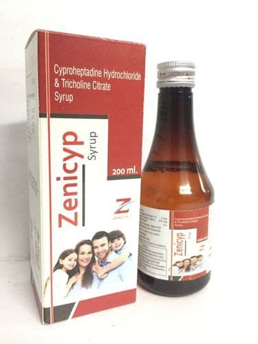 Liquid Cyproheptadine Hcl 2 Mg Tricholine Citrate Solution 275 Mg At