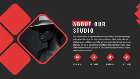 Red and Black PowerPoint Template