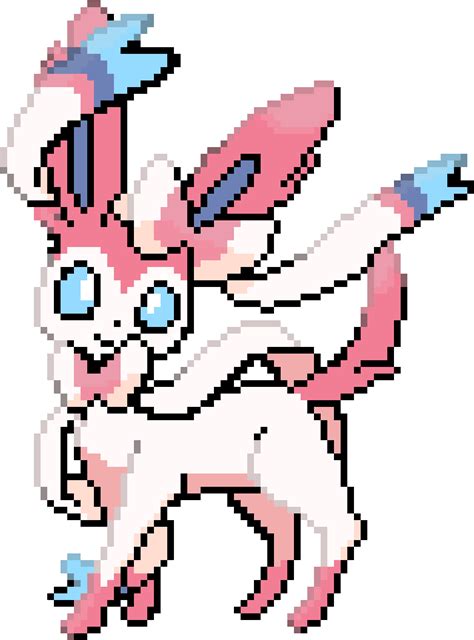 Sylveon Sprite Free Transparent Png Download Pngkey