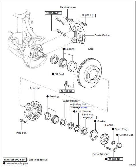 Toyota Land Cruiser Front Axle Hub Suspension Axle