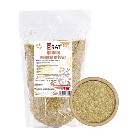 QUINOA KOMOSA RYŻOWA 1kg Biała naturalna białko błonnik 12208376819