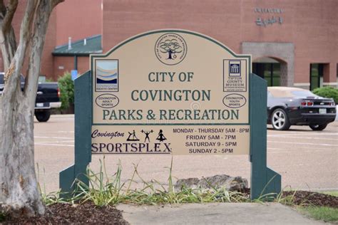 City Of Covington Parks And Recreation Building Editorial Stock Image