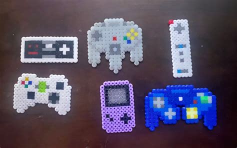 Nintendo Controller Gameboy Color Perler Beads Pixel Art Lot Of Magnet 8 Bit