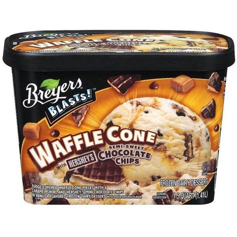 Breyer S Blasts Waffle Cone Ice Cream Qt Waffle Cones Ice Cream