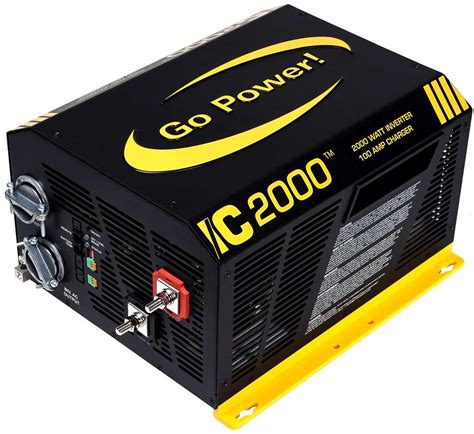 Go Power GP IC 2000 12 2000 Watt 12V Inverter Charger Inverters R Us