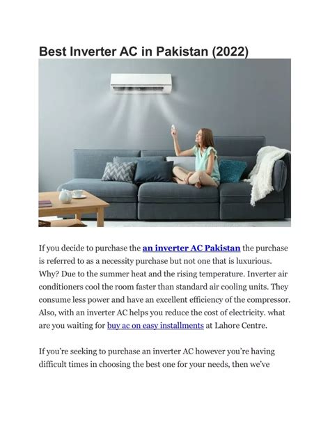 Ppt Best Inverter Ac In Pakistan Powerpoint Presentation Free