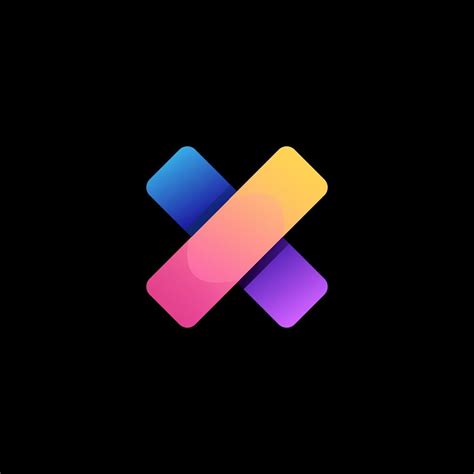 X Letter logo colorful design gradient 19848332 Vector Art at Vecteezy