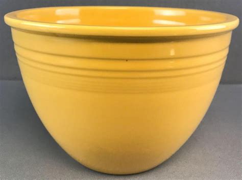 Sold Price Vintage Fiesta Ware Mixing Bowl Yellow January 6 0122 9 00 Am Cst