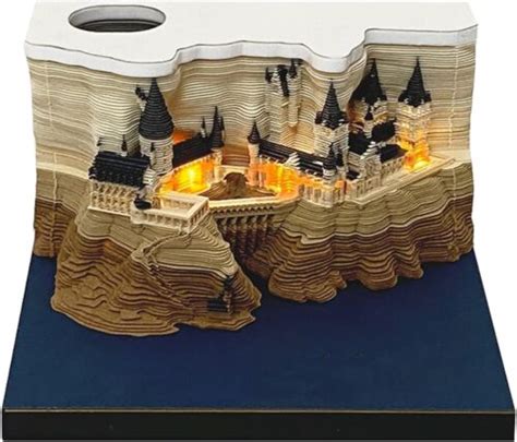 Harry Potter Hogwarts Castle D Art Memo Pad With Light Pen Holder