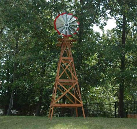 Large Wood Backyard Windmill Ornamental Windmills In 2021 Backyard