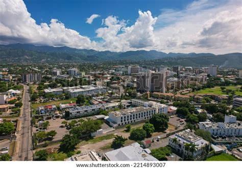 Kingston Jamaica 09202021 Aerial View Kingston Stock Photo 2214893007