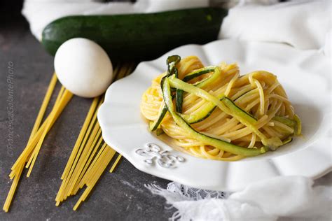 Pasta Alla Carbonara Di Zucchine Cremosissima I Sapori Di Ethra