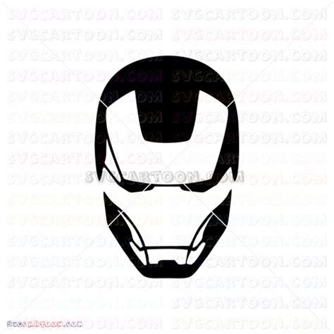 Iron Man Silhouette 035 svg dxf eps pdf png