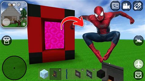 How To Make Portal To Spider Man In Mini Block Craft Youtube