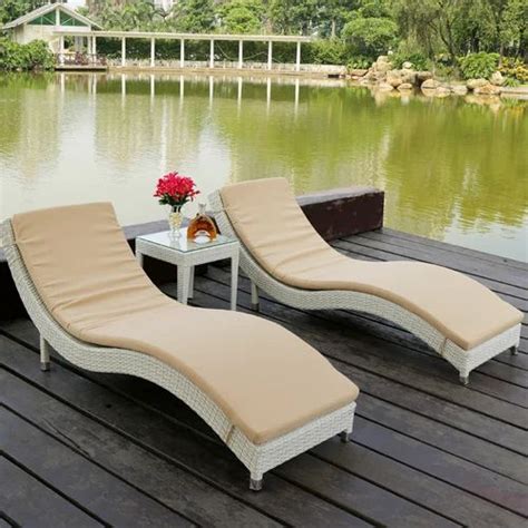 Wicker Hub Swimming Pool Loungers, Size: 78 x 26 inch at Rs 13500 in Mumbai