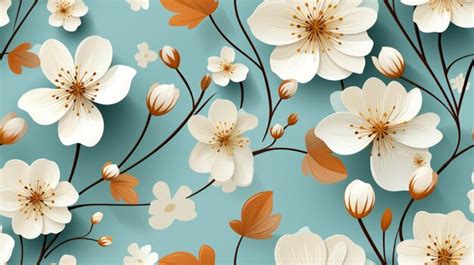 Premium Photo | Floral Pattern background