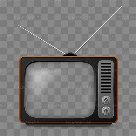 Retro TV - Vector Image #115907 - TemplateMonster