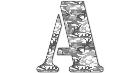 Custom Camo Letter Decal Large Personalized Youcustomizeit