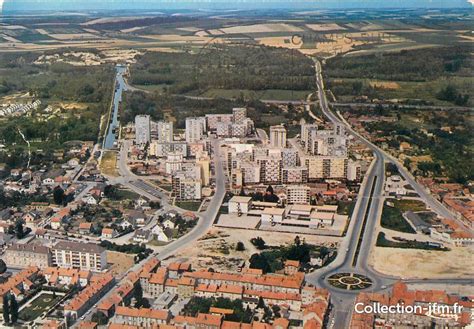 CPSM FRANCE 51 Vitry le François vue aérienne 51 marne vitry