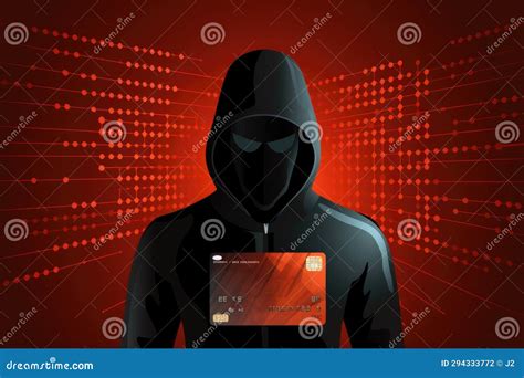 A Hacker In A Hood Looks Into Camera Scammers Stock Photo Image Of