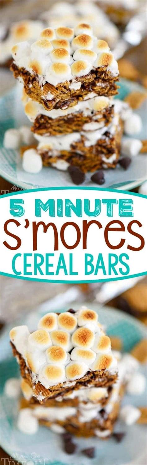 This Delightfully Easy Recipe For Minute S Mores Cereal Bars Is Going