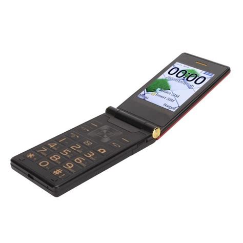 GOTOTOP Téléphone portable à clapet senior 2 8 pouces grand écran