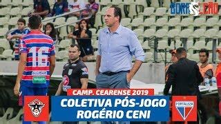 COLETIVA ROGÉRIO CENI PÓS JOGO ATLÉTICO CE 2x1 FORTALEZA