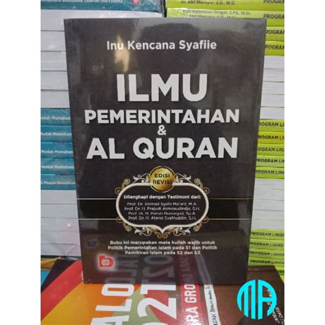 Jual Ilmu Pemerintahan Al Qur An Edisi Revisi Ini Kencana