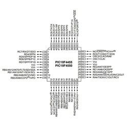 PIC18F4550 I PT SMD TQFP 44 8 Bit 48MHz Microcontroller Buy With