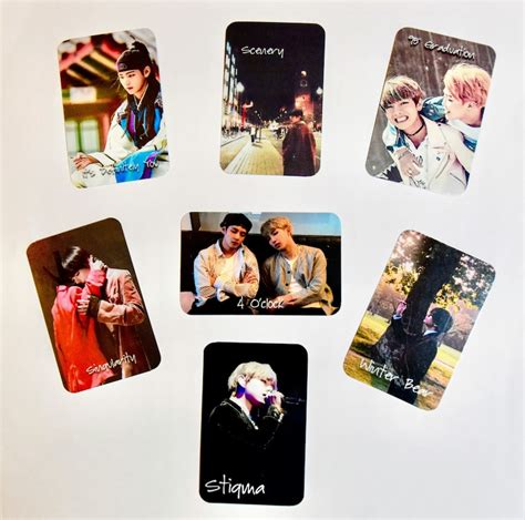 Kim Taehyung V Bts Photocards Set Etsy