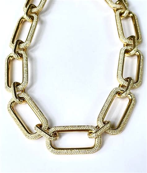 Total 84 Imagen Michael Kors Chunky Chain Necklace Abzlocal Mx