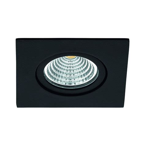 Kit 1 Spot à Encastrer Orientable Saliceto Led Intégrée 4000k Eglo