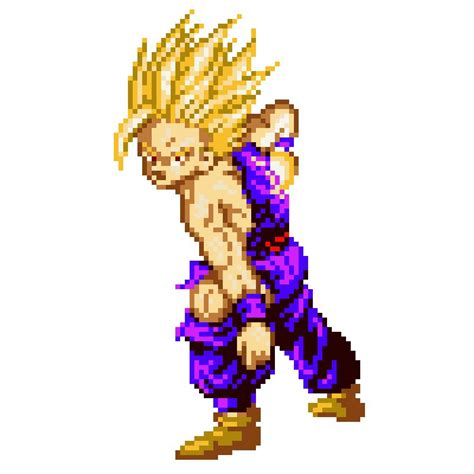 Gohan Ssj2 Pixel Art Dragon Ball Oficial Amino