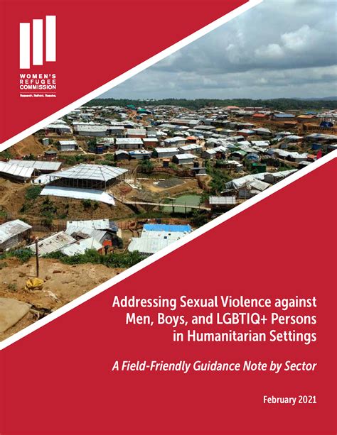 Sexual Violence Against Men And Boys Womens Refugee Commission