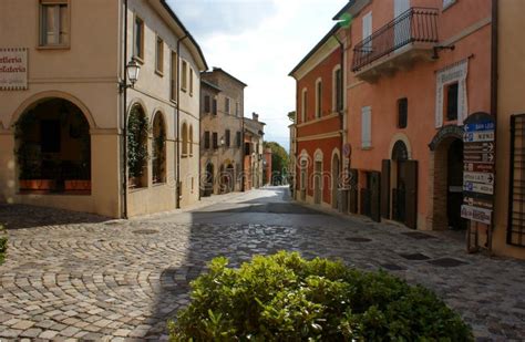 Verucchio Rimini Emilia Romagna Italy Piazza Malatesta Editorial