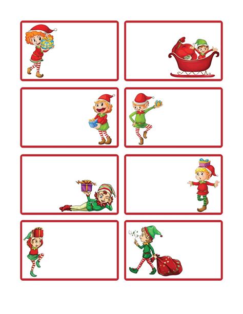 Free Printable Christmas Name Tags Templates Printable Word Searches